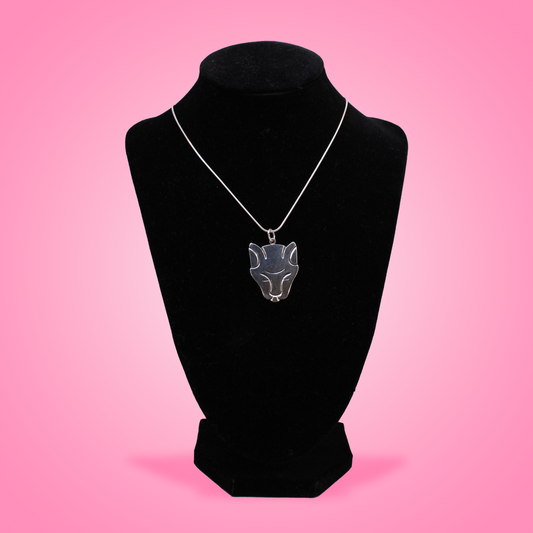 Jaguar collar de plata